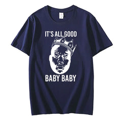 Biggie Smalls Oversized Hip Hop Men T-shirt Streetwear Trend