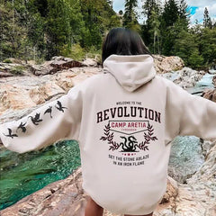 Iron Flame Revolution Hoodie Dragon Rider Basgiath War College Merch