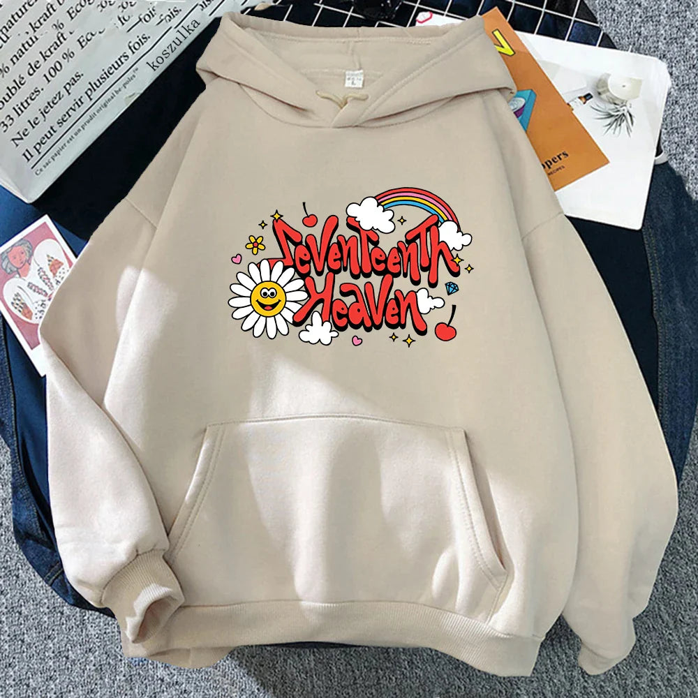 Seventeen Hoodie New Album Seventeenth Heaven Happy Harajuku