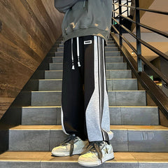 Baggy Casual Side Stripe Men Sweatpants Style Sports
