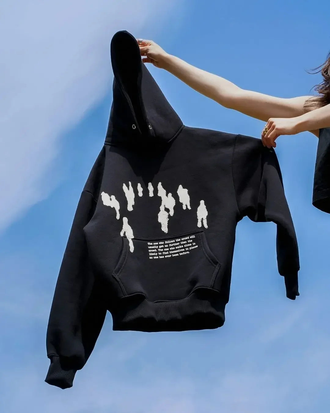 Y2K 2023 American New Print Hoodie Casual Couple Streetwear Women's