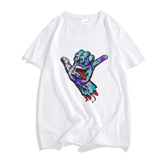 SantaCruz Strange Graphic 100% Cotton Shirts Prevalent Y2k