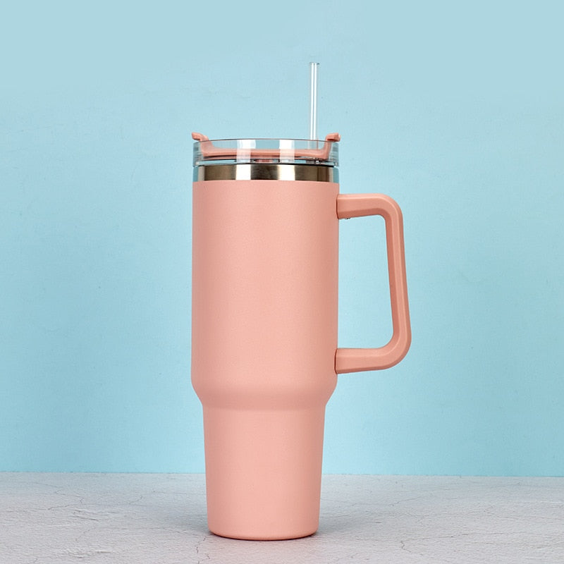 Stainless Steel Mug Coffee Cup Thermal  Mugs Thermos Tumbler with Handle