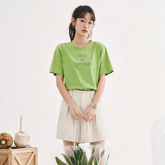 Loose & Comfy O-Neck Top Women Tee
