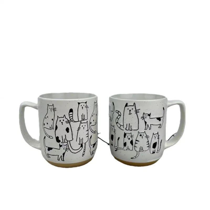 Cartoon Hand-painted Ceramic Mug