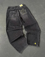 Streetwear Jeans Y2K Harajuku Hip Hop Letter Graphic Baggy Jeans Pants