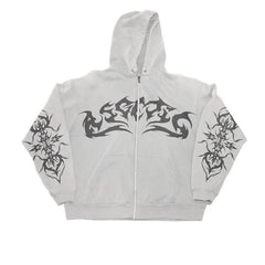 2023 Street Fashion: Y2K Ladies' Hoodie with Retro Letter Print