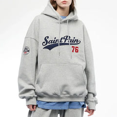 2024 New Korea Cotton Hooded Sweatshirts Y2K Fleece Sudaderas Para Hombres