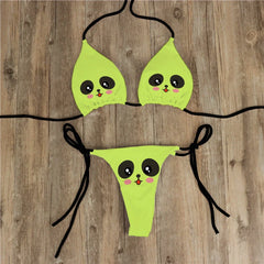 Sassy cute Bikini Set Cartoon Print