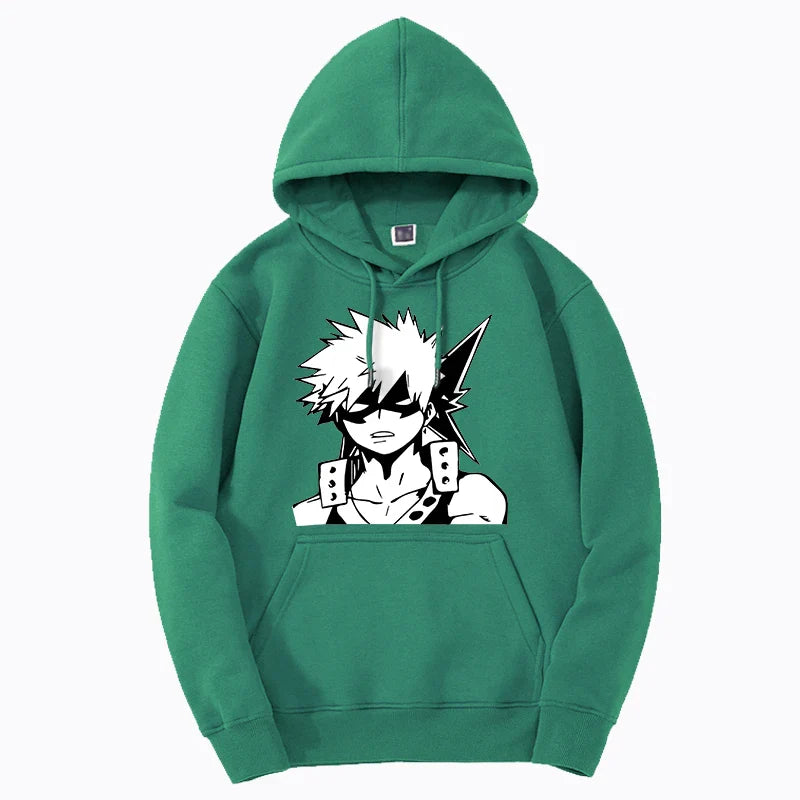 2024 My Hero Academia Men's Hoodie Anime Streetwear