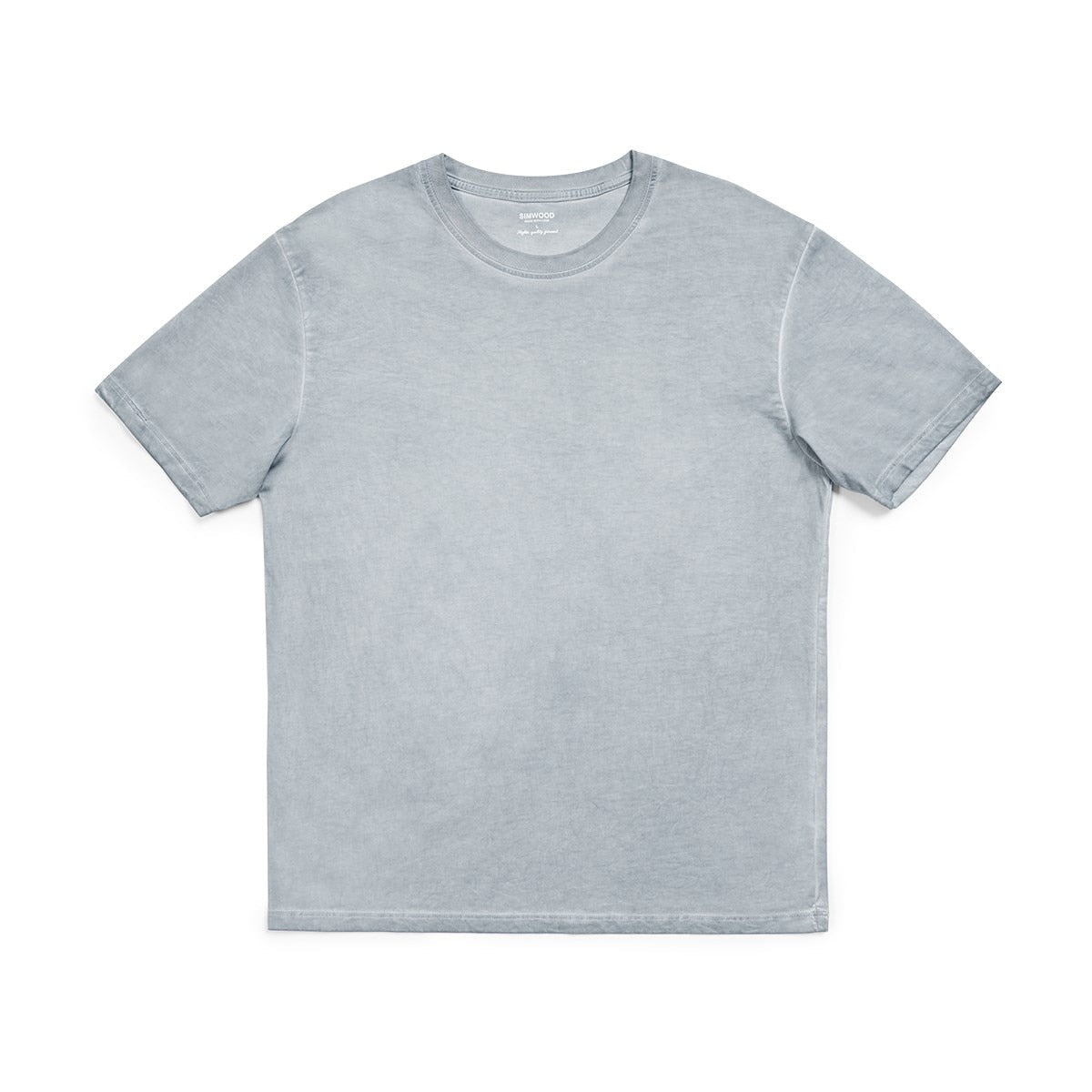Summer Autumn New Washed T-shirts Men Vintage Cotton Tops