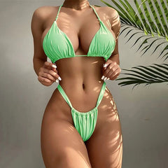 2024 Hot Spring Bikini Set High Waist