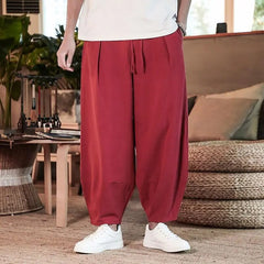 Men's Loose Solid Color Streetwear Pants