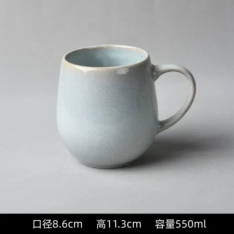 Creative Retro Household Water Coffee Micro-defective Ceramic Cup Personality Trend Mug Japanese
