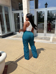 The Perfect Match Ruffle High Waisted Pants