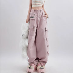 Cargo Pants Vintage Harajuku Y2k Aesthetic Oversize High Waist Baggy Trousers 2000s