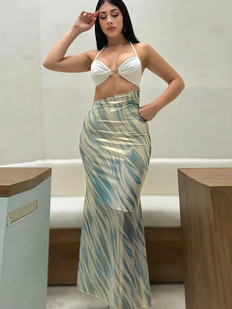 Starfish Knot Maxi Dress