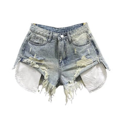 Not Your Groupie Distressed Denim Shorts