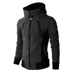 Spring and Autumn Casual Men Hoodie Stylish Patchwork