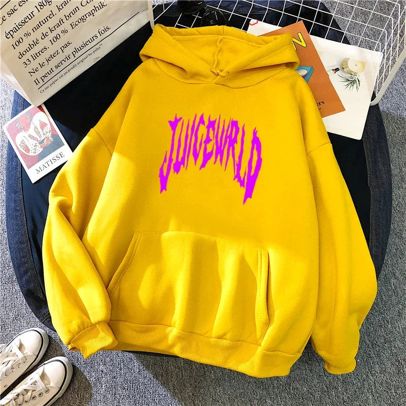 2024 Funny Printing Hoody Men's Street Casual Sweatshirt Autumn Loose Hooded