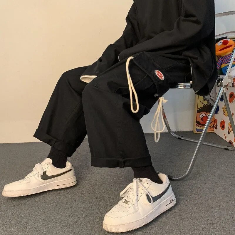 2024 Korean Style Men's Streetwear Cargo Pants