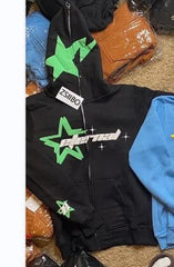 Men Jacket American Spring Autumn Lightning Star