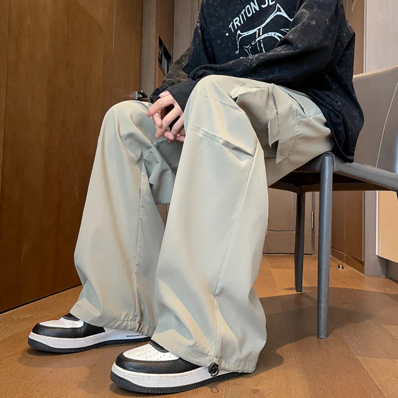 Casual Streetwear 2024 Spring Summer Pants Men