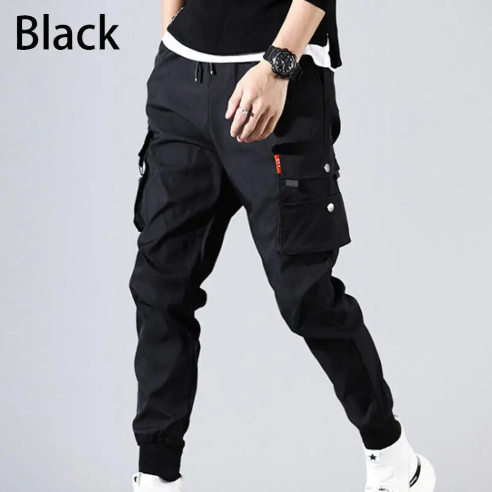 Sweatpants Male Hip Hop Joggers Pants Fashion Sweatpants Overalls Casual