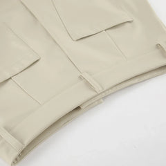 Under The Radar PU Leather Maxi Skirt