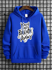 You Take My Bread Away Print Men's Casual Hoodie