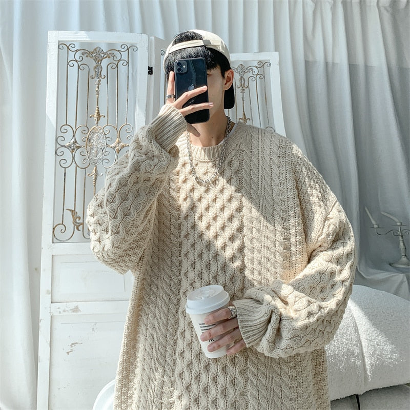 Men Sweatshirts Fashion Casual Knitted Pullovers