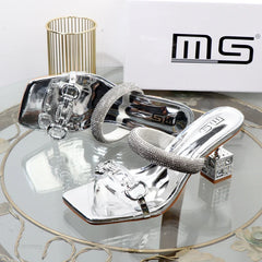 Let's Roll The Dice High Heel Sandals