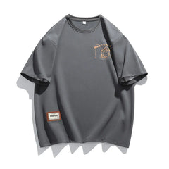 2024  Sleeve Tshirt  Casual Print Shirt Male Big Size Tops Tees