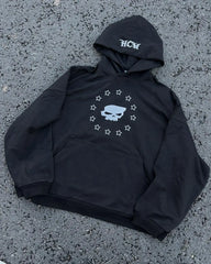 Y2K Harajuku Skull Graphic Hoodie Gothic Pullover for Women