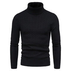 Men Sweater Pullovers Turtleneck Korea Style