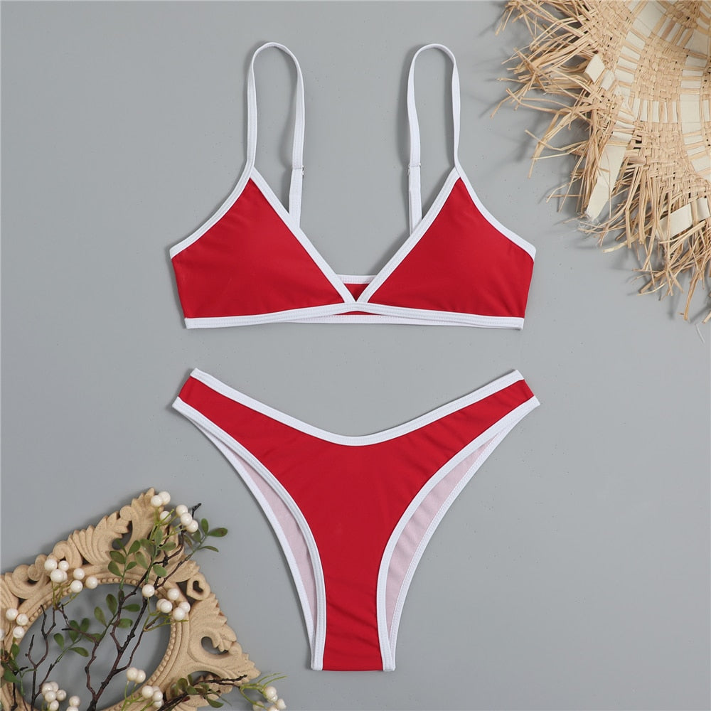 Sexy Micro Bikinis Set Swimming Bathing Suit maillot de bain femme Patchwork