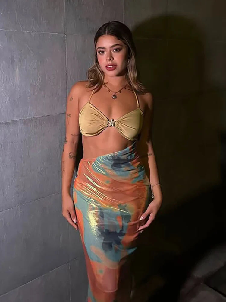 Starfish Knot Maxi Dress