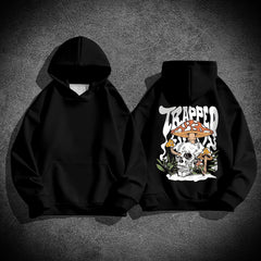 Skull Mushroom Printed Solid Casual Autumn/Winter