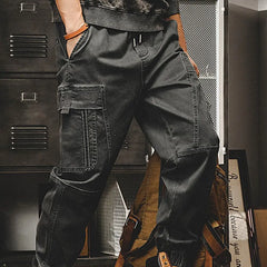 Men Cargo Pants Casual Loose Streetwear