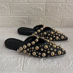 That's All I Got Studded Punk Slippers