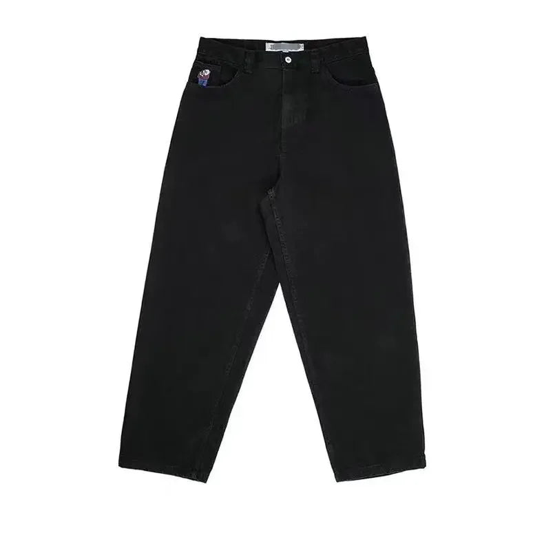 Y2K Hip Hop Gothic Cartoon Baggy Jeans Men's