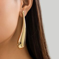 Never The Less Oversized Tear Earrings