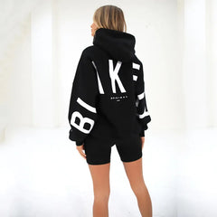 Y2K Grunge Loose Pullove Fleece Thickened Autumn Hoodie Streetwear