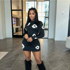 Under Your Spell Floral Long Sleeve Dress