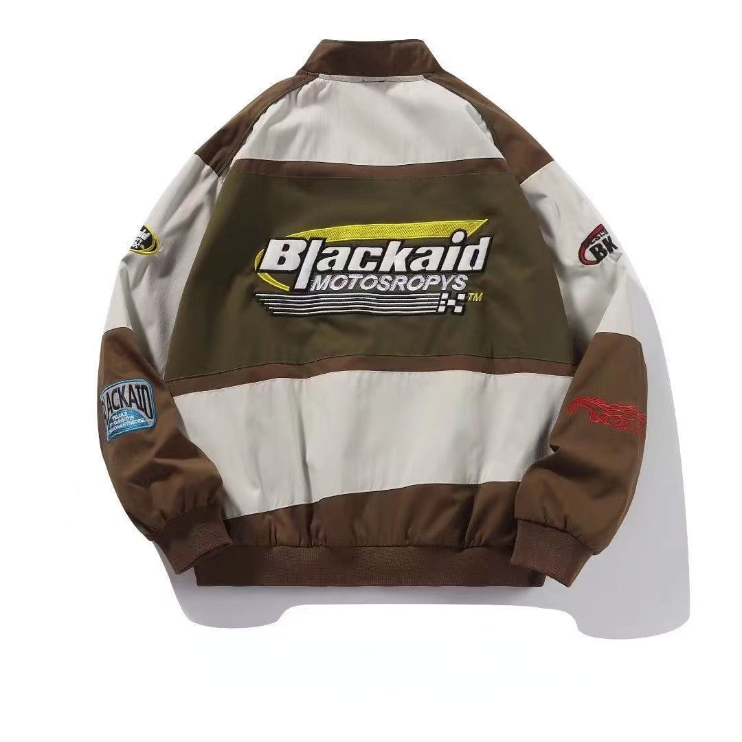 Clothing jacket American retro  loose men baseball clothing street racing