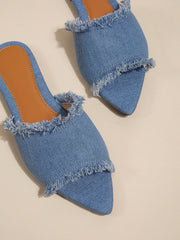 Denim Sandals
