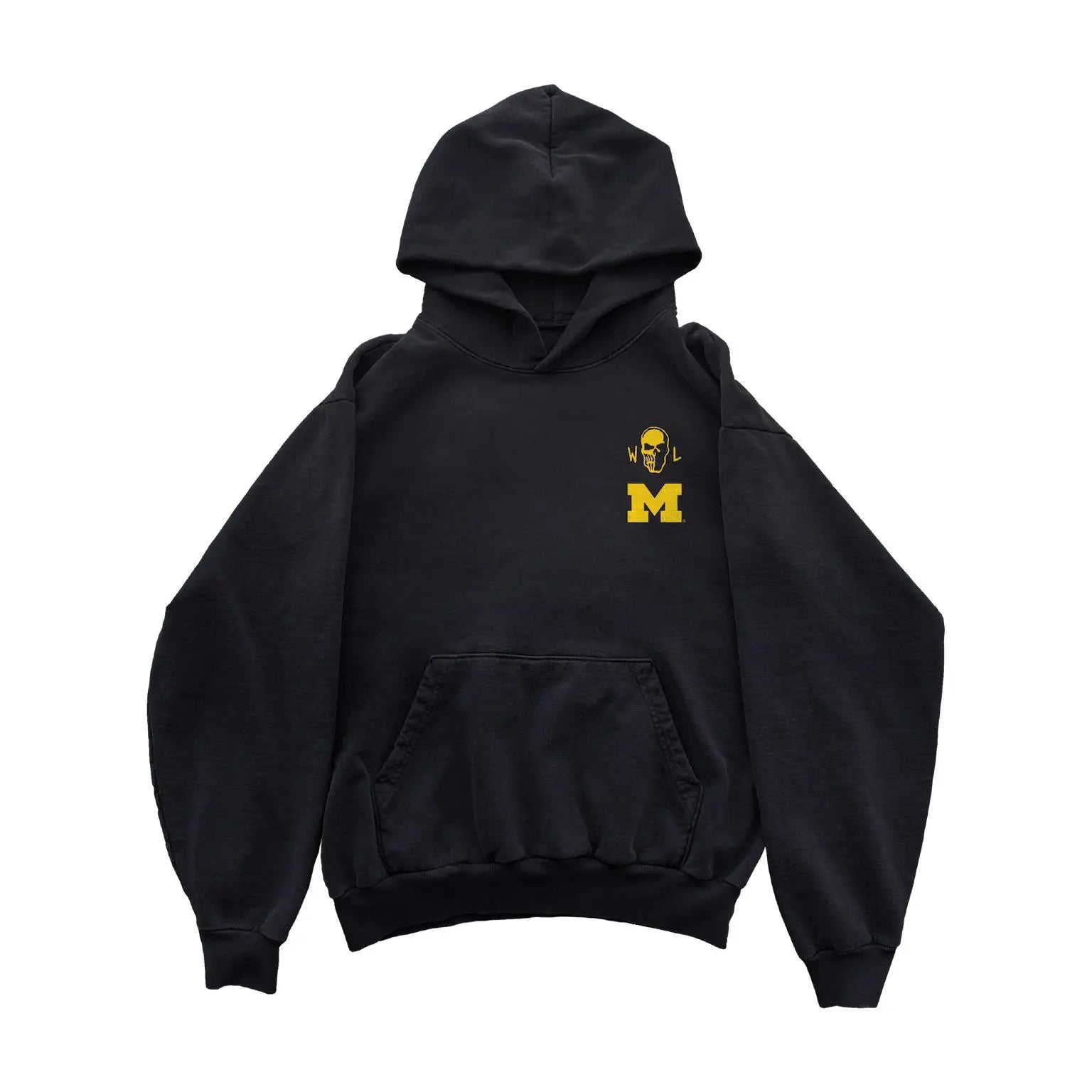 Y2k Gothic HipHop Pattern Print Hoodies Retro Fashion Warren Skull Mens Hoodie