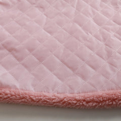 Pink Maxi Faux Fur Coat