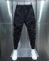Men Cotton Joggers Cargo Pants