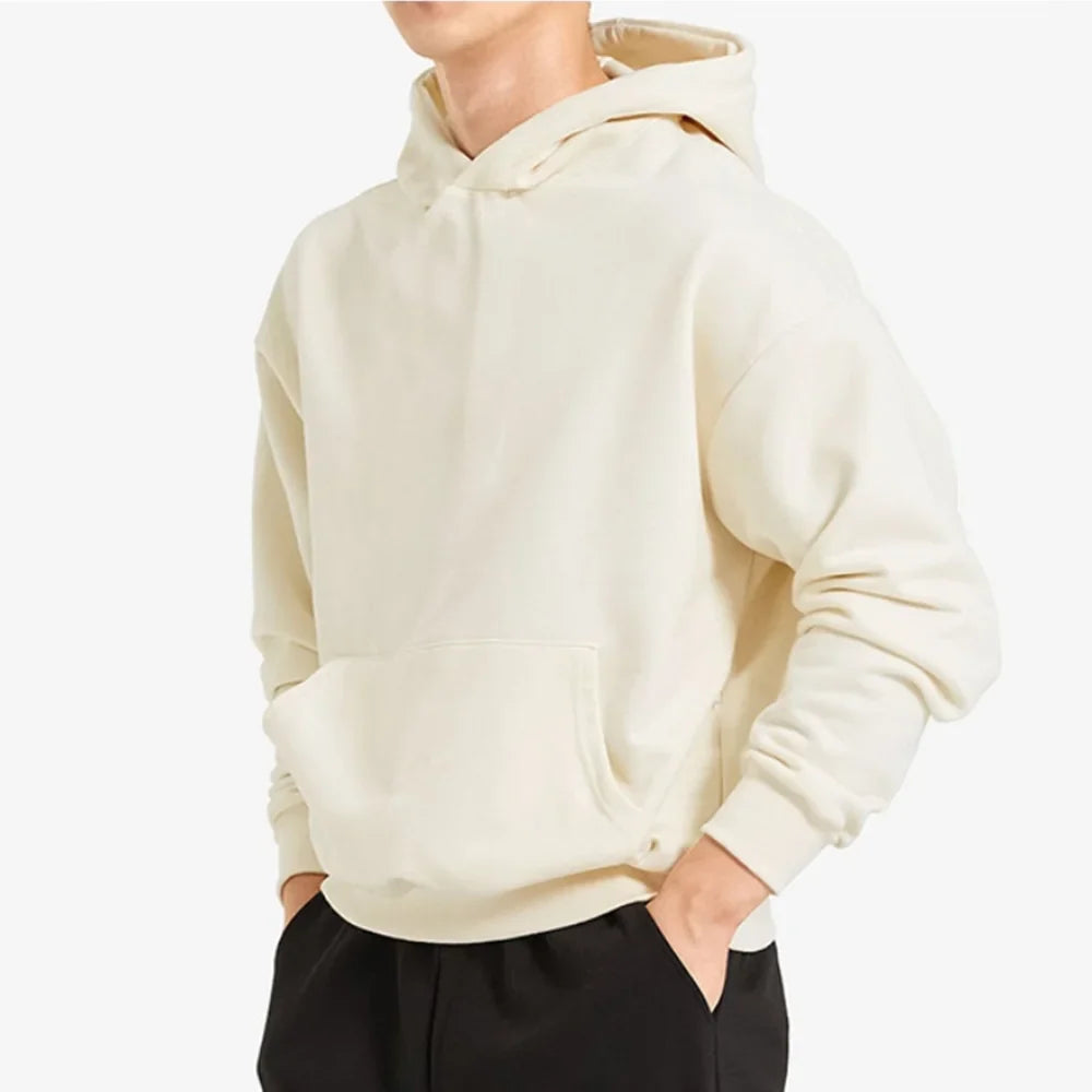 Stay Cozy and Stylish: Autumn Winter Men's Loose Cotton Hoodie